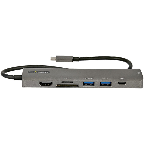 StarTech.com DKT30CHSDPD1 dockingstation Ledningsført USB 3.2 Gen 1 (3.1 Gen 1) Type-C Sort, Grå