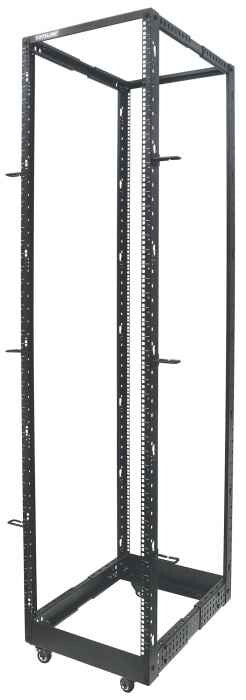 Intellinet 714259 stativ 45U Fritstående reol Sort
