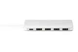 Digitus DA-70242-1 interface hub USB 3.2 Gen 1 (3.1 Gen 1) Type-C 5000 Mbit/s Sølv