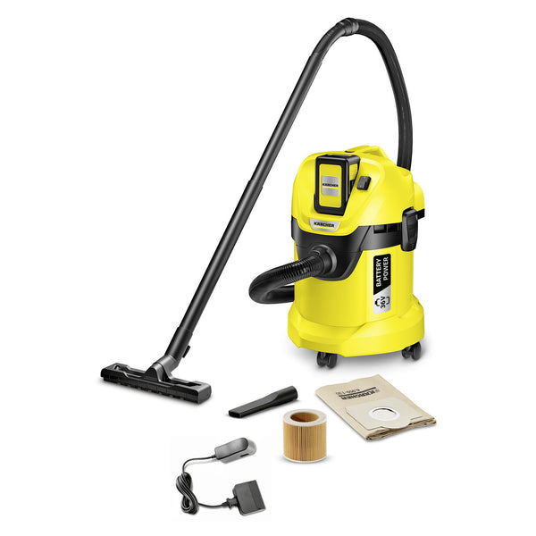 Kärcher 1.629-911.0 støv-udsuger Sort, Gul 17 L 300 W