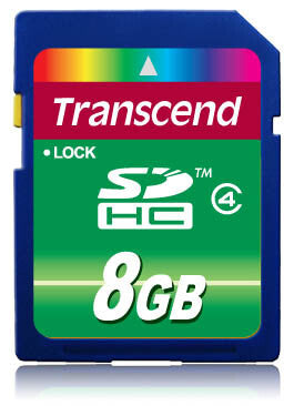 Transcend TS8GSDHC4 hukommelseskort 8 GB SDHC