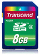 Transcend TS8GSDHC4 hukommelseskort 8 GB SDHC