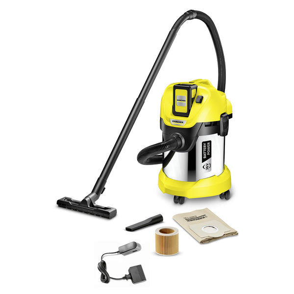 Kärcher 1.629-951.0 støv-udsuger Sort, Gul 17 L 300 W