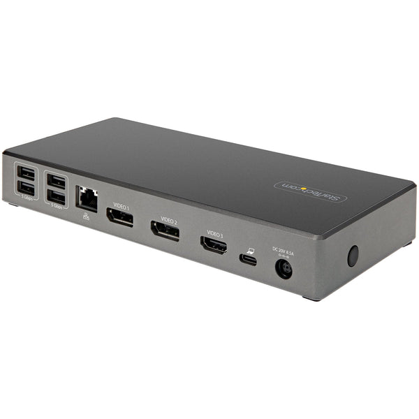StarTech.com DK31C2DHSPDUE dockingstation Ledningsført USB 3.2 Gen 2 (3.1 Gen 2) Type-C Sort, Grå