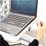 Fellowes 8064401 laptop stativ Hvid 48,3 cm (19")