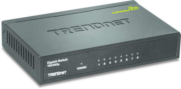 Trendnet GREENnet Ikke administreret Gigabit Ethernet (10/100/1000) Sort