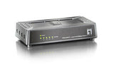LevelOne FSW-0508TX netværksswitch Ikke administreret Fast Ethernet (10/100) Sort, Grå
