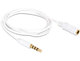DeLOCK 84717 lydkabel 0,5 m 3.5mm Hvid