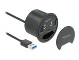 DeLOCK 62794 stikkontakt Sort