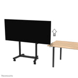 Neomounts FL55-975BL1 multimedie vogn & stand Sort Fladt panel Multimedie kurv/trolley