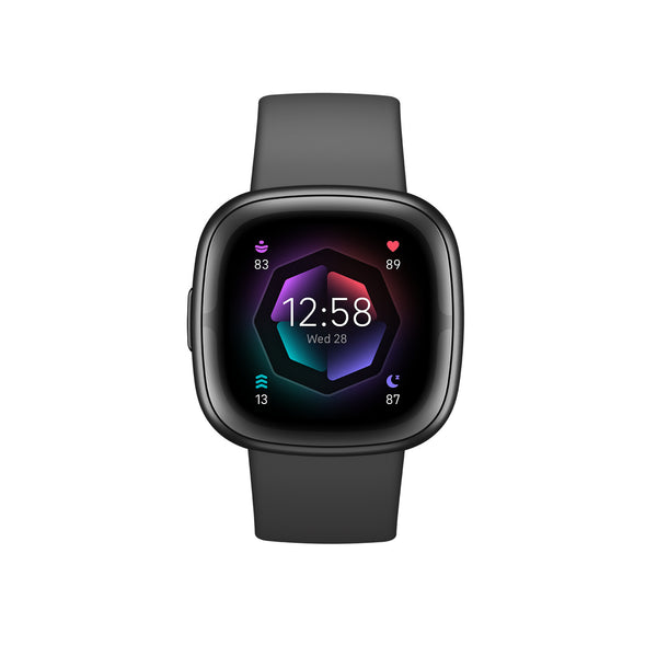 Fitbit Sense 2 Digital Berøringsskærm Sort GPS (satellit)