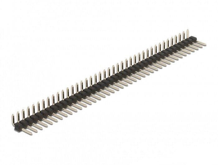 DeLOCK 66697 tilbehør til printkort (PCB) Pin header Sort, Metallic 5 stk