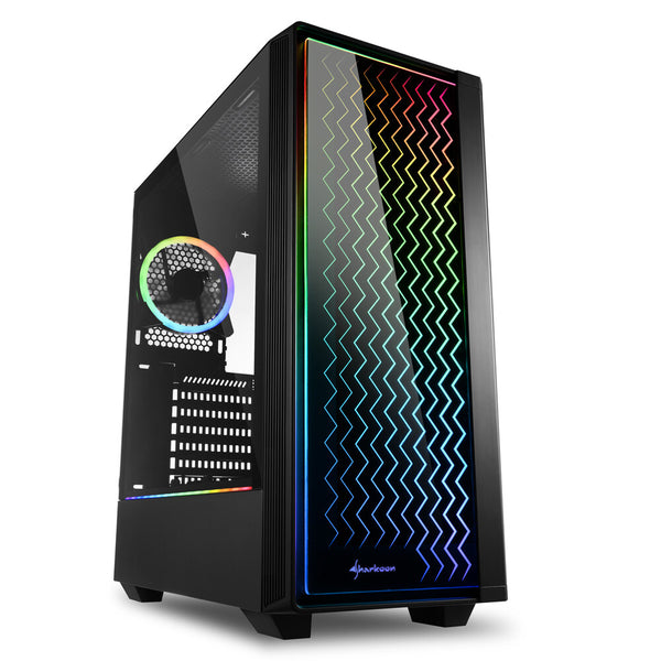 Sharkoon RGB LIT 200 Midi Tower Sort