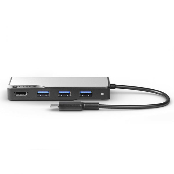 ALOGIC UCFUHDV2-SGR dockingstation USB 3.2 Gen 1 (3.1 Gen 1) Type-C Sort, Grå