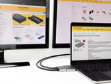 DeLOCK 64123 dockingstation USB 3.2 Gen 1 (3.1 Gen 1) Type-C Grå