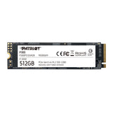 Patriot Memory P300P512GM28 intern solid state drev 512 GB M.2 PCI Express NVMe