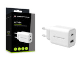 Conceptronic ALTHEA11W oplader til mobil enhed Universel Hvid Vekselstrøm Hurtig opladning Indendørs