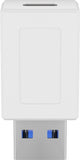 Goobay 55225 kabel kønsskifter USB-C USB 3.0 (type A) Hvid