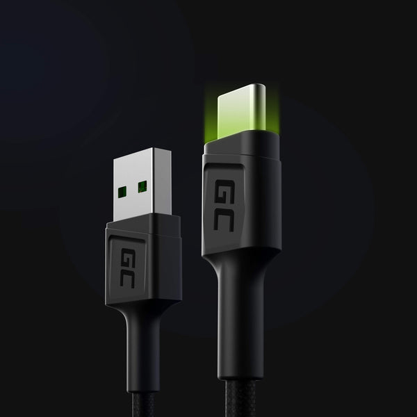 Green Cell KABGC06 USB-kabel 1,2 m USB A USB C 0,48 Gbit/sek. Sort