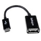 StarTech.com UUSBOTG USB-kabel USB 2.0 0,127 m Micro-USB B USB A 0,48 Gbit/sek. Sort