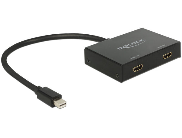 DeLOCK 87696 video-splitter Mini DisplayPort 2x HDMI
