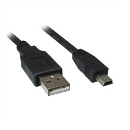Sharkoon 4044951015573 USB-kabel USB 2.0 2 m USB A Mini-USB B Sort