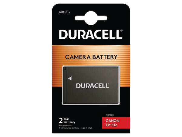 Duracell DRCE12 batteri til kamera/videokamera Lithium-Ion (Li-Ion) 750 mAh
