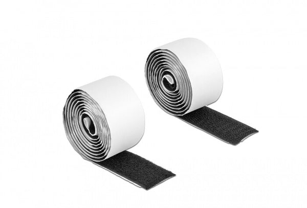 DeLOCK 19060 velcro lynlås Plast Sort, Hvid 1 stk