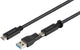Prokord USB-0059A USB-kabel USB 3.2 Gen 2 (3.1 Gen 2) 1 m USB C 2 x USB C Sort