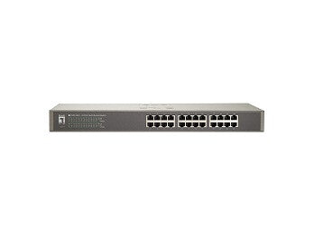 LevelOne FSW-2450 netværksswitch Ikke administreret Fast Ethernet (10/100) Sort