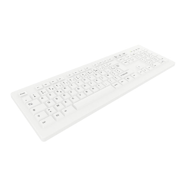 Contour Design Active Key AK-C8100F-FU1-W/FR tastatur Medicinsk RF trådløst AZERTY Fransk Hvid