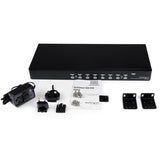 StarTech.com SV831DUSBU KVM Switch Stativ-montering Sort