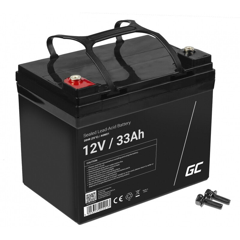 Green Cell AGM21 UPS batteri Blybatterier (VRLA) 12 V 33 At