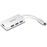 Trendnet TUC-H4E interface hub USB 3.2 Gen 1 (3.1 Gen 1) Type-C 5000 Mbit/s Hvid
