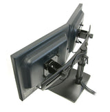 Ergotron DS Series DS100 Dual Monitor Desk Stand, Horizontal 61 cm (24") Skrivebord Sort