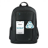 Mobilis 003064 taske og etui til laptop 39,6 cm (15.6") Rygsæk Sort