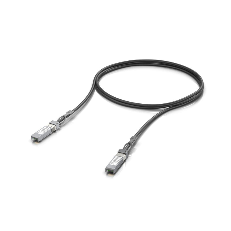 Ubiquiti UACC-DAC-SFP28-1M InfiniBand og fiberoptisk kabel Sort