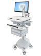 Ergotron StyleView Aluminium, Grå, Hvid Fladt panel Multimedie kurv
