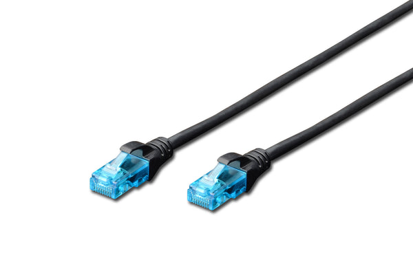 Digitus DK-1512-050/BL netværkskabel Sort 5 m Cat5e U/UTP (UTP)