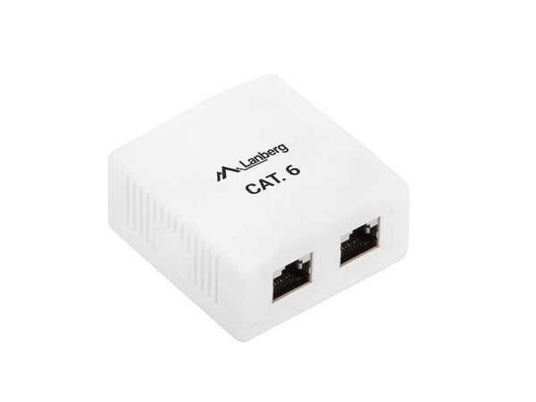 Lanberg OS6-0002-W kabel kønsskifter 2 x RJ-45 Hvid
