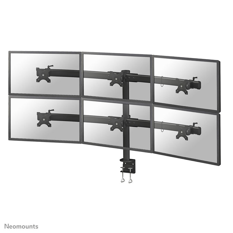 Neomounts FPMA-D700D6 skærmbeslag og -stativer 68,6 cm (27") Skrivebord Sort