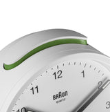 Braun BC12W Quartz alarmur Hvid