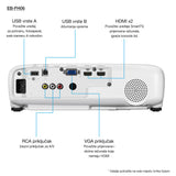 Epson EB-FH06 3500 ANSI lumens 3LCD 1080p (1920x1080) Hvid