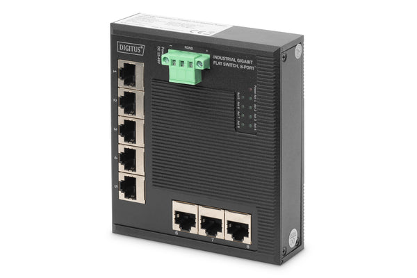 Digitus DN-651127 netværksswitch Ikke administreret Gigabit Ethernet (10/100/1000) Sort