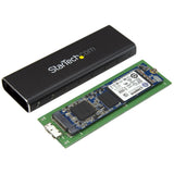 StarTech.com SM2NGFFMBU33 drevkabinet SSD kabinet Sort M.2