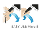 DeLOCK 83857 USB-kabel USB 2.0 3 m USB A Micro-USB B Sort