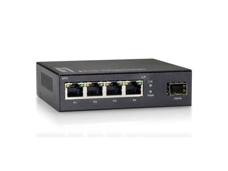LevelOne GEU-0521 netværksswitch Ikke administreret Gigabit Ethernet (10/100/1000) Grå