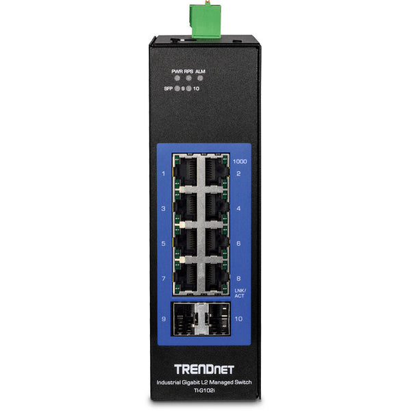 Trendnet TI-G102i Administreret L2 Gigabit Ethernet (10/100/1000) Sort