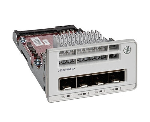 Cisco C9200-NM-4X= netværk switch-modul 10 Gigabit Ethernet, Gigabit Ethernet