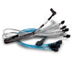 Broadcom 05-50062-00 Serial Attached SCSI (SAS)-kabel 1 m Sort, Blå, Sølv